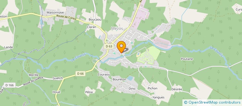 localisation de l'entreprise MONSIEUR STEPHANE BOMPAYS  MEZOS