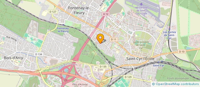 localisation de l'entreprise MONSIEUR STEPHANE BON  SAINT-CYR-L'ECOLE