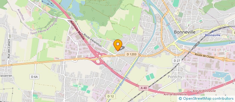 localisation de l'entreprise MONSIEUR STEPHANE BONDON  SAINT-PIERRE-EN-FAUCIGNY