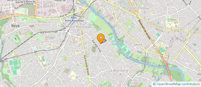 localisation de l'entreprise MONSIEUR STEPHANE BONDOU à REZE