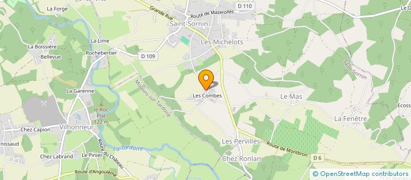 localisation de l'entreprise MONSIEUR STEPHANE BONDU à EYMOUTHIERS