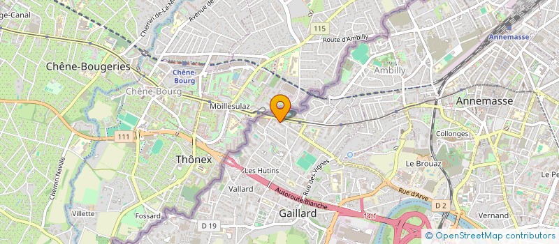 localisation de l'entreprise MONSIEUR STEPHANE BONIN  GAILLARD