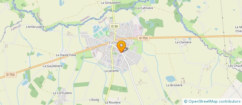 localisation de l'entreprise MONSIEUR STEPHANE BONNEAU à FALLERON