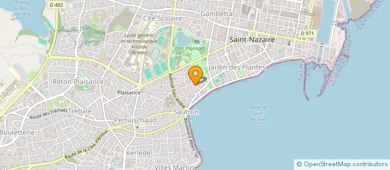localisation de l'entreprise MONSIEUR STEPHANE BONNERON à SAINT-NAZAIRE