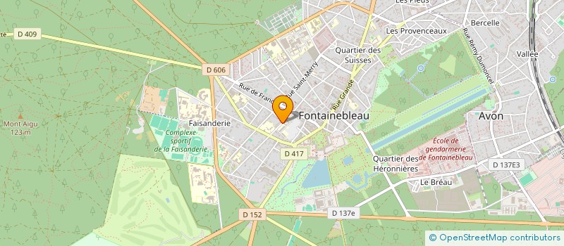 localisation de l'entreprise MONSIEUR STEPHANE BONNET  FONTAINEBLEAU