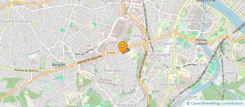localisation de l'entreprise MONSIEUR STEPHANE BONNICHON à BAYONNE