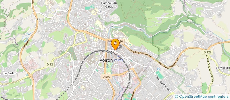 localisation de l'entreprise MONSIEUR STEPHANE BORDET  VOIRON