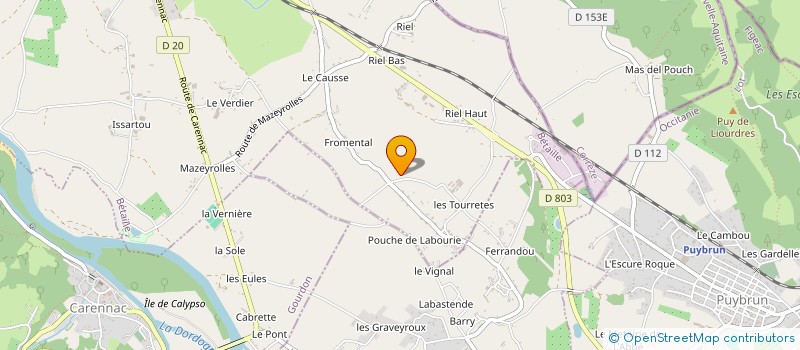 localisation de l'entreprise MONSIEUR STEPHANE BORIS  BETAILLE