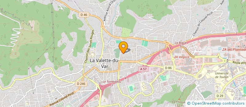 localisation de l'entreprise MONSIEUR STEPHANE BOSCO  LA VALETTE-DU-VAR