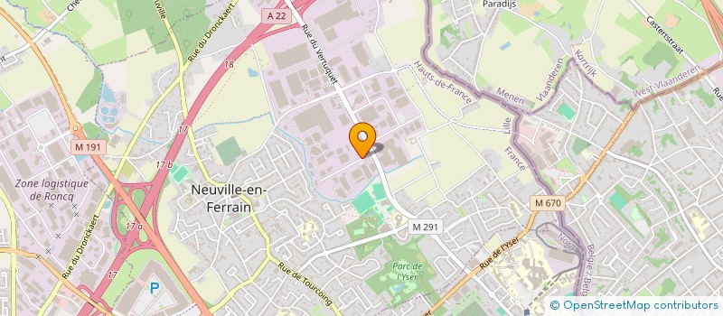 localisation de l'entreprise MONSIEUR STEPHANE BOSTEELS à HALLUIN