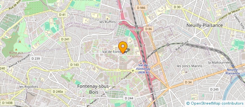 localisation de l'entreprise MONSIEUR STEPHANE BOUCHET à FONTENAY-SOUS-BOIS