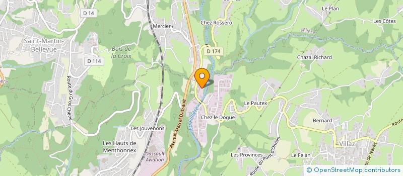 localisation de l'entreprise MONSIEUR STEPHANE BOUCHET à ANNECY