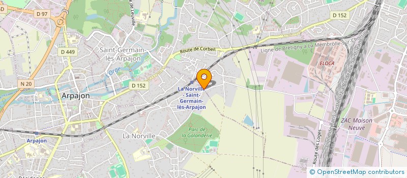 localisation de l'entreprise MONSIEUR STEPHANE BOUCHONNET à SAINT-GERMAIN-LES-ARPAJON