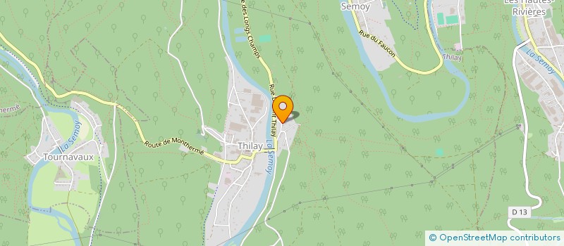 localisation de l'entreprise MONSIEUR STEPHANE BOUDSOCQ  THILAY