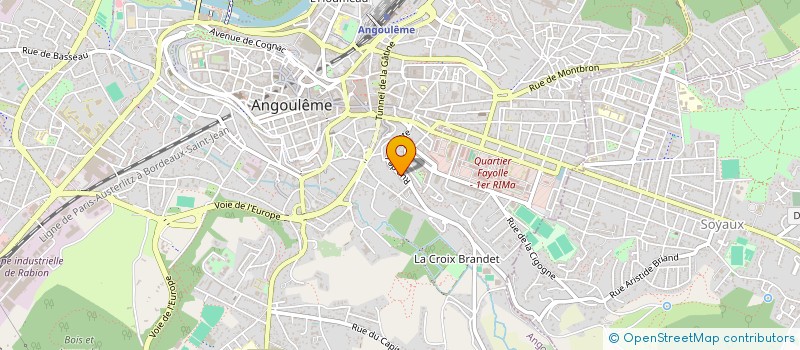 localisation de l'entreprise MONSIEUR STEPHANE BOUFFIER à ANGOULEME