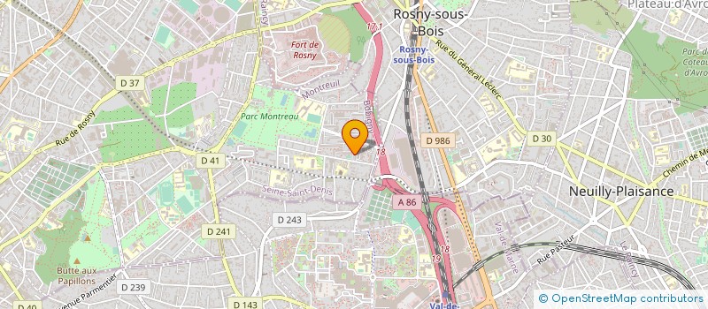 localisation de l'entreprise MONSIEUR STEPHANE BOUHADJA à MONTREUIL