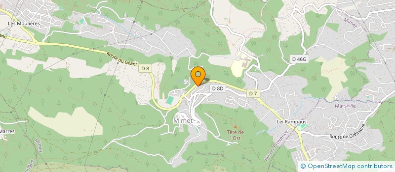 localisation de l'entreprise MONSIEUR STEPHANE BOUILLARD  MIMET