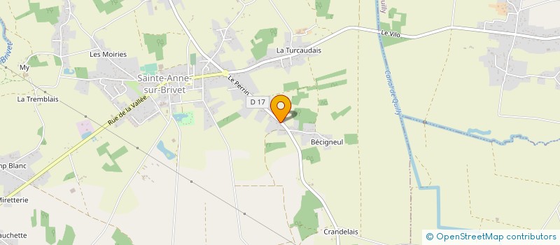 localisation de l'entreprise MONSIEUR STEPHANE BOUILLENNEC  SAINTE-ANNE-SUR-BRIVET