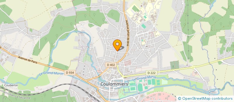 localisation de l'entreprise MONSIEUR STEPHANE BOUJONNIER à COULOMMIERS