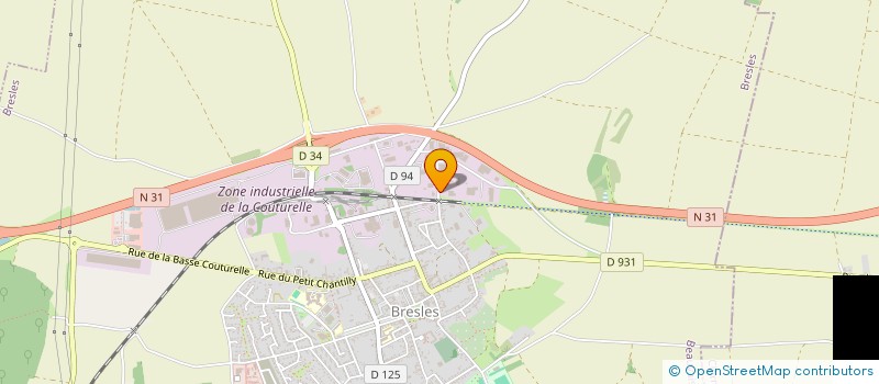 localisation de l'entreprise MONSIEUR STEPHANE BOULANGER  BRESLES