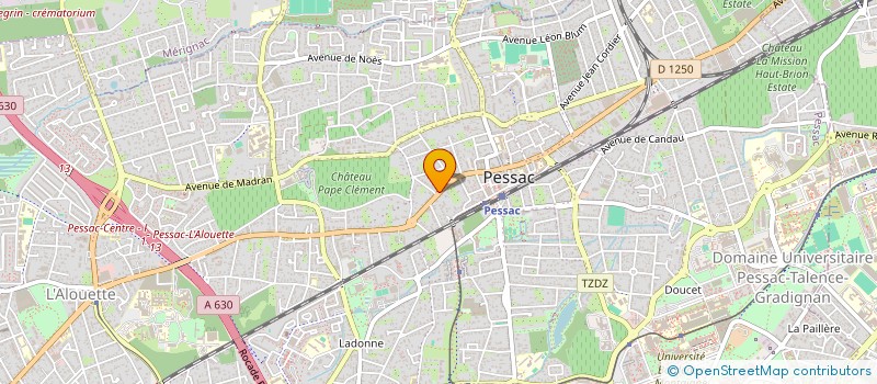 localisation de l'entreprise MONSIEUR STEPHANE BOULARD  MERIGNAC