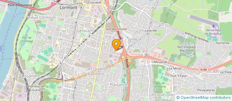 localisation de l'entreprise MONSIEUR STEPHANE BOULAY  LORMONT