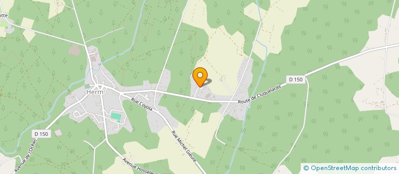 localisation de l'entreprise MONSIEUR STEPHANE BOULIN  HERM