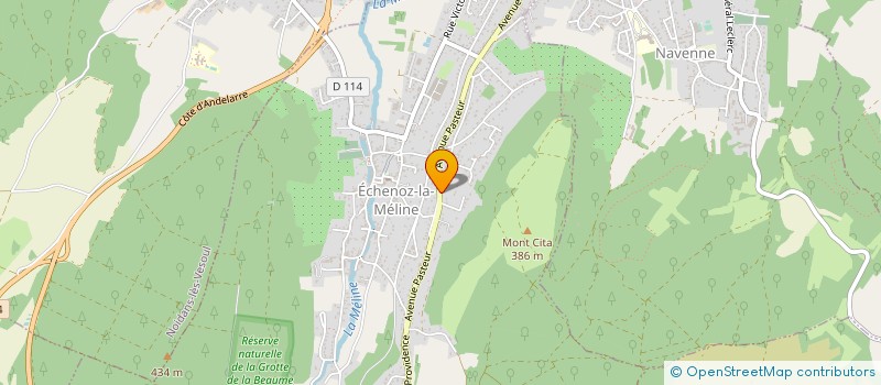 localisation de l'entreprise MONSIEUR STEPHANE BOULINGUEZ  ECHENOZ-LA-MELINE