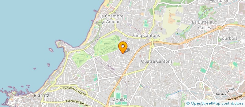 localisation de l'entreprise MONSIEUR STEPHANE BOULLY  ANGLET