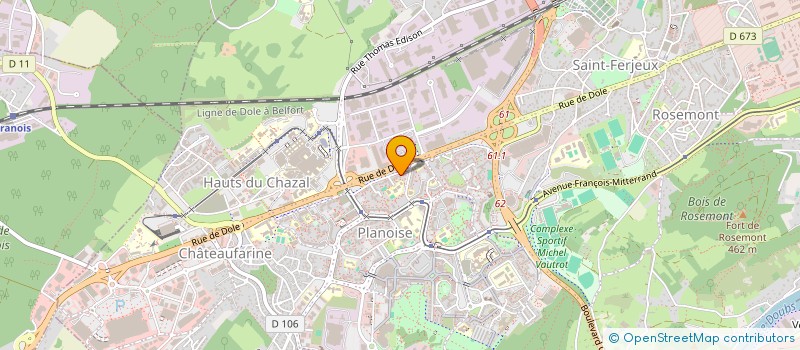 localisation de l'entreprise MONSIEUR STEPHANE BOUR  BESANCON