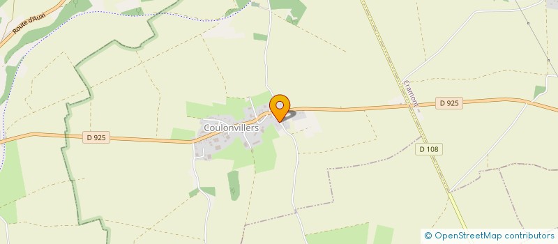 localisation de l'entreprise MONSIEUR STEPHANE BOURBIER  COULONVILLERS