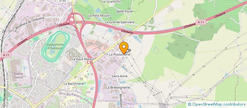 localisation de l'entreprise MONSIEUR STEPHANE BOURDILLAT à VERRIERES-EN-ANJOU