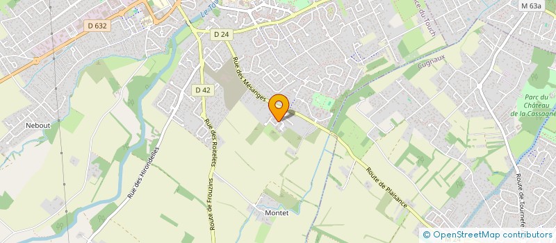 localisation de l'entreprise MONSIEUR STEPHANE BOURDON à PLAISANCE-DU-TOUCH