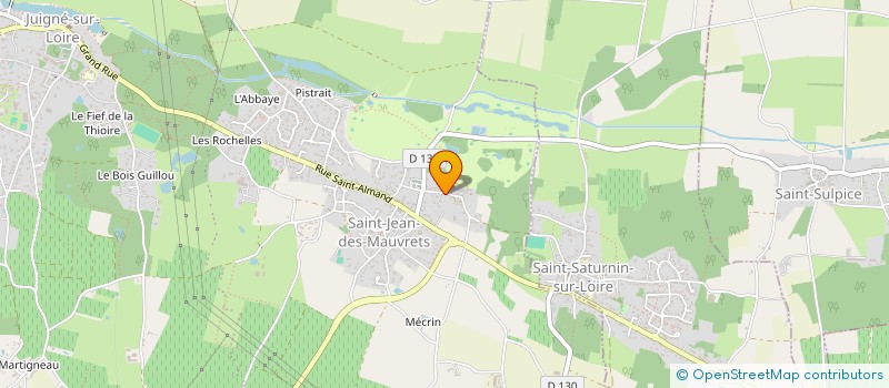 localisation de l'entreprise MONSIEUR STEPHANE BOURGAULT à LES GARENNES SUR LOIRE