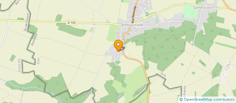 localisation de l'entreprise MONSIEUR STEPHANE BOURGEOIS  AMBLAINVILLE