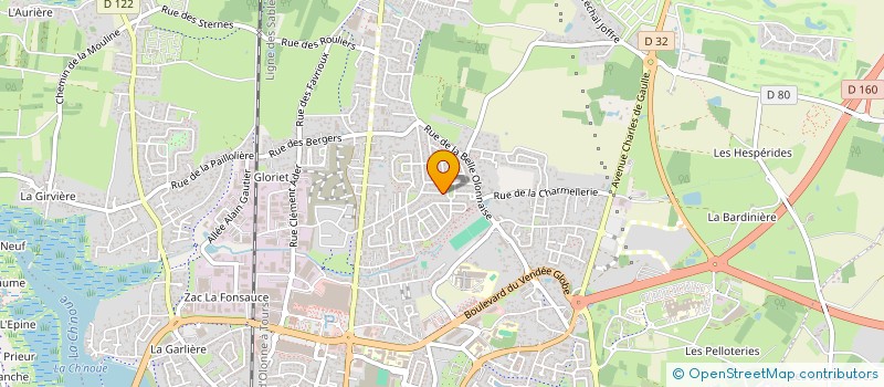 localisation de l'entreprise MONSIEUR STEPHANE BOURGOIS  LES SABLES D'OLONNE