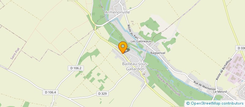localisation de l'entreprise MONSIEUR STEPHANE BOURIC à BAILLEAU-ARMENONVILLE