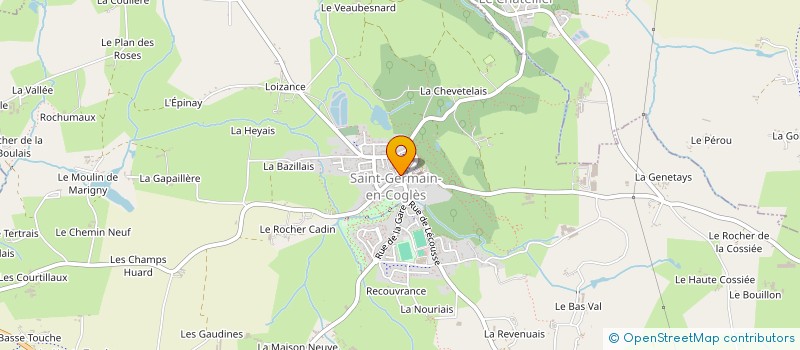 localisation de l'entreprise MONSIEUR STEPHANE BOURNET  SAINT-GERMAIN-EN-COGLES