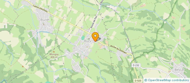 localisation de l'entreprise MONSIEUR STEPHANE BOURREAU  BUZY