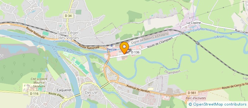 localisation de l'entreprise MONSIEUR STEPHANE BOURY  DECIZE