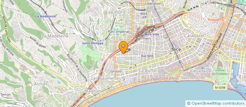 localisation de l'entreprise MONSIEUR STEPHANE BOUSSIDA à NICE
