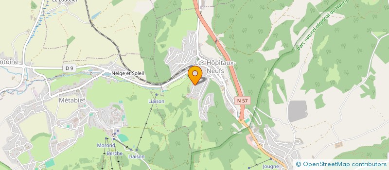 localisation de l'entreprise MONSIEUR STEPHANE BOUTHIAUX  LES HOPITAUX-NEUFS