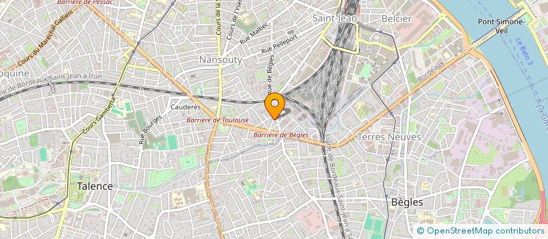 localisation de l'entreprise MONSIEUR STEPHANE BOUTON  BORDEAUX