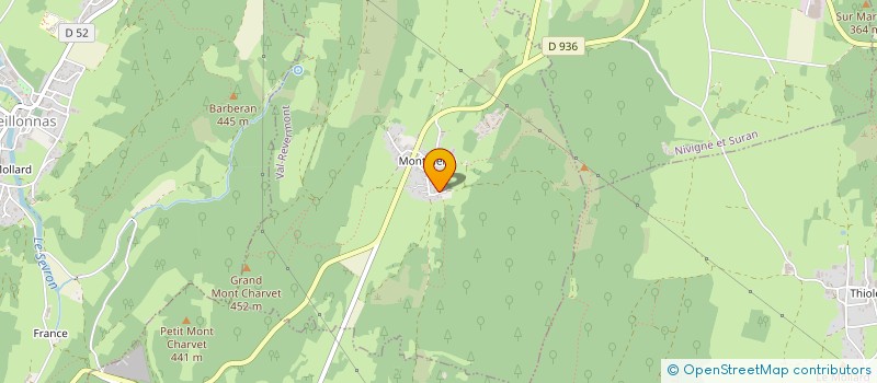 localisation de l'entreprise MONSIEUR STEPHANE BOUVARD  VAL-REVERMONT