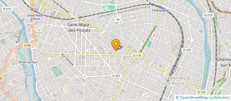 localisation de l'entreprise MONSIEUR STEPHANE BOUVET à SAINT-MAUR-DES-FOSSES