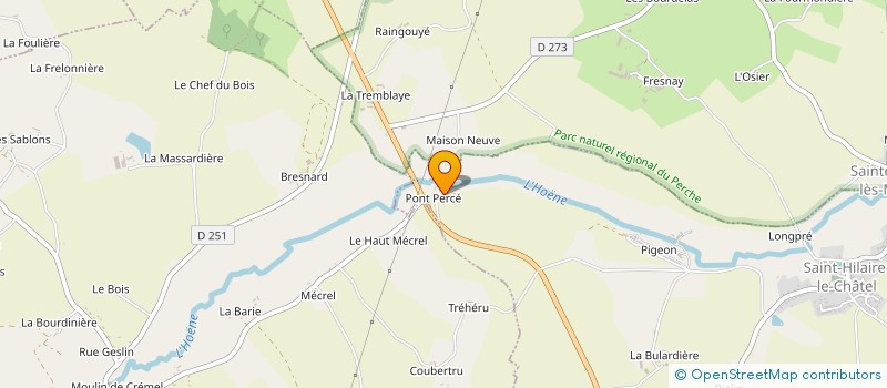 localisation de l'entreprise MONSIEUR STEPHANE BOUVIER à SAINT-HILAIRE-LE-CHATEL