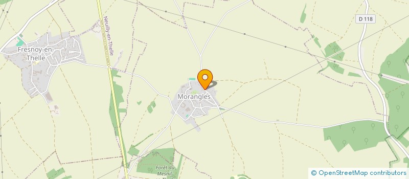 localisation de l'entreprise MONSIEUR STEPHANE BOUVRY  MORANGLES