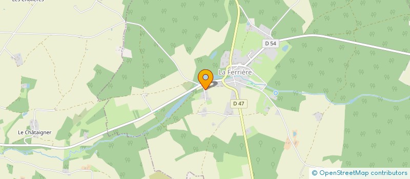 localisation de l'entreprise MONSIEUR STEPHANE BOZON  LA FERRIERE