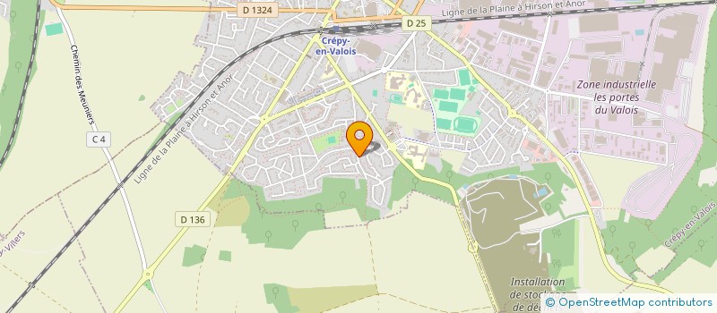 localisation de l'entreprise MONSIEUR STEPHANE BRACHOTTE  CREPY-EN-VALOIS