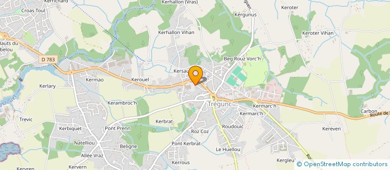 localisation de l'entreprise MONSIEUR STEPHANE BRAGARD  TREGUNC